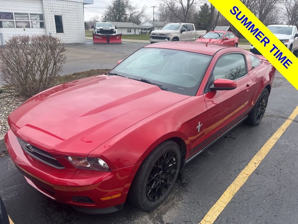 Used 2012 Ford Mustang V6 Premium with VIN 1ZVBP8AM4C5278148 for sale in Millington, MI