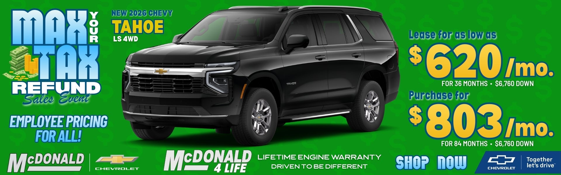 NEW 2026 CHEVY TAHOE