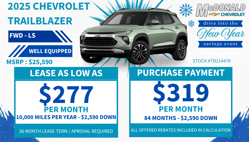 2025 Chevrolet Trailblazer