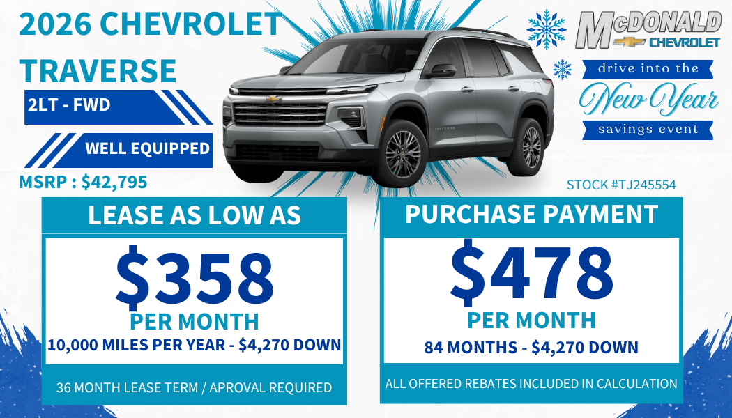 2026 Chevrolet Traverse