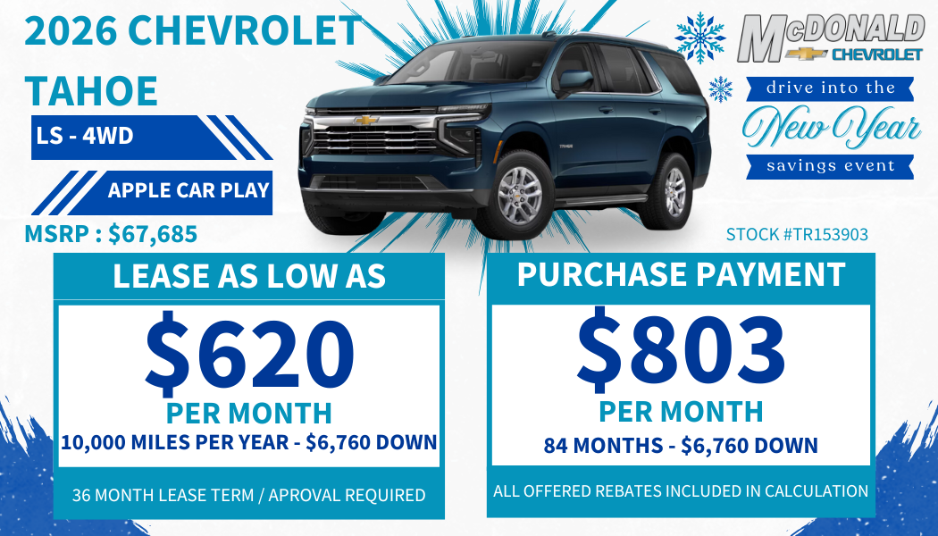 2026 Chevrolet Tahoe