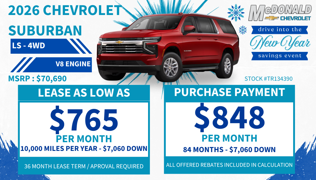 2026 Chevrolet Suburban