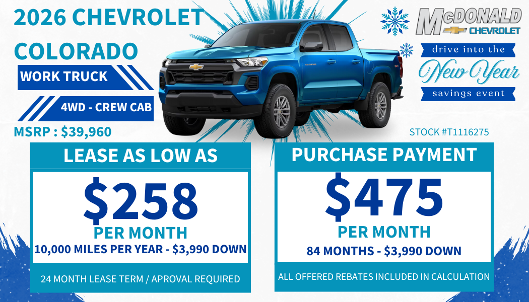 2026 Chevrolet Colorado